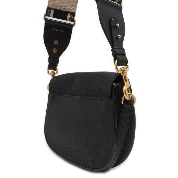 Dior Shoulder Bobby Leather Bag  Black Christian - Picture 1 of 16